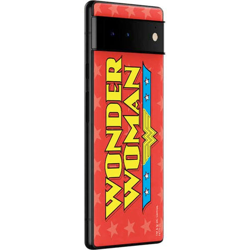 DC Comics Wonder Woman Logo Google Pixel 6 Pro Skin